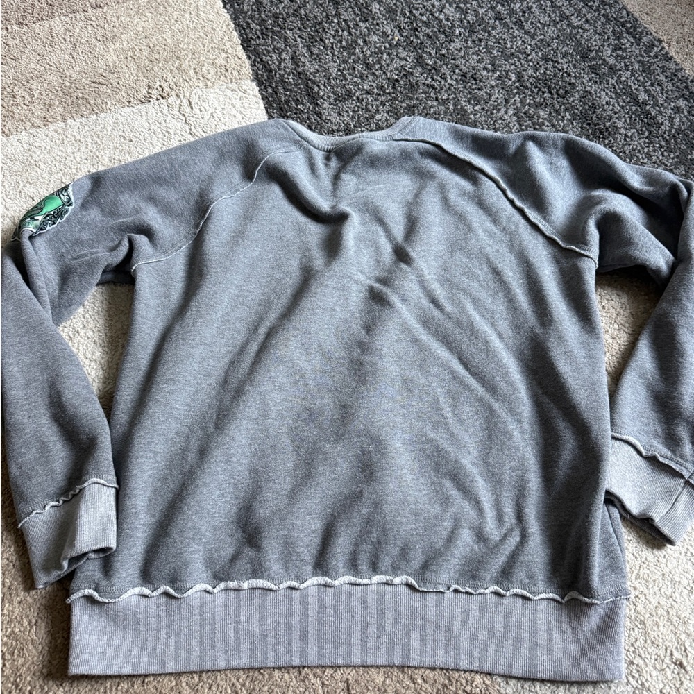 Harry Potter 'Slytherin' Pullover Gray Sweatshirt - XL - Picture 5 of 7